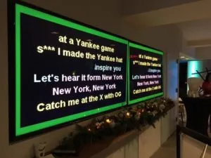 Karaoke fun in NY